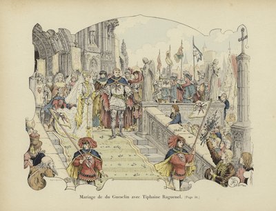 Boda de Bertrand du Guesclin y Tiphaine Raguenel de Paul de Semant